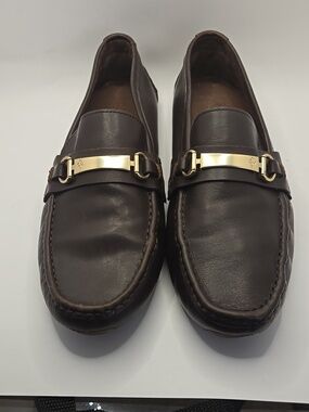Cole Haan Wyatt Bit Driver Classic Men’s Brown Leather Loafers Sz 9.5 Casual